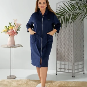 Велюровый халат