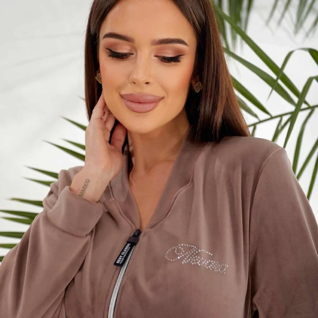 Велюровый халат