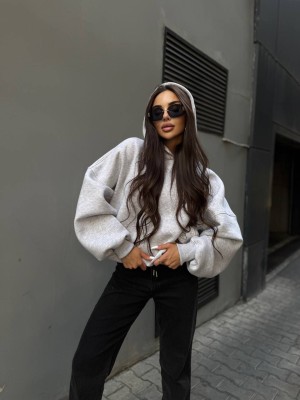 Худи оверсайз с капюшоном