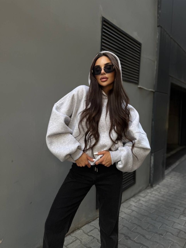 Худи оверсайз с капюшоном