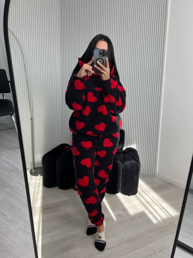 Женская теплая пижама