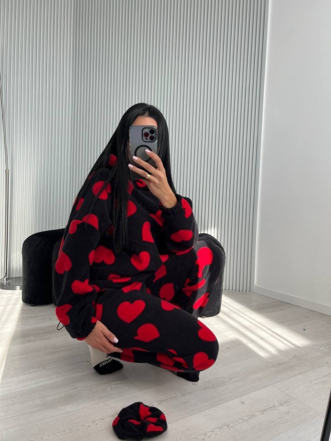 Женская теплая пижама