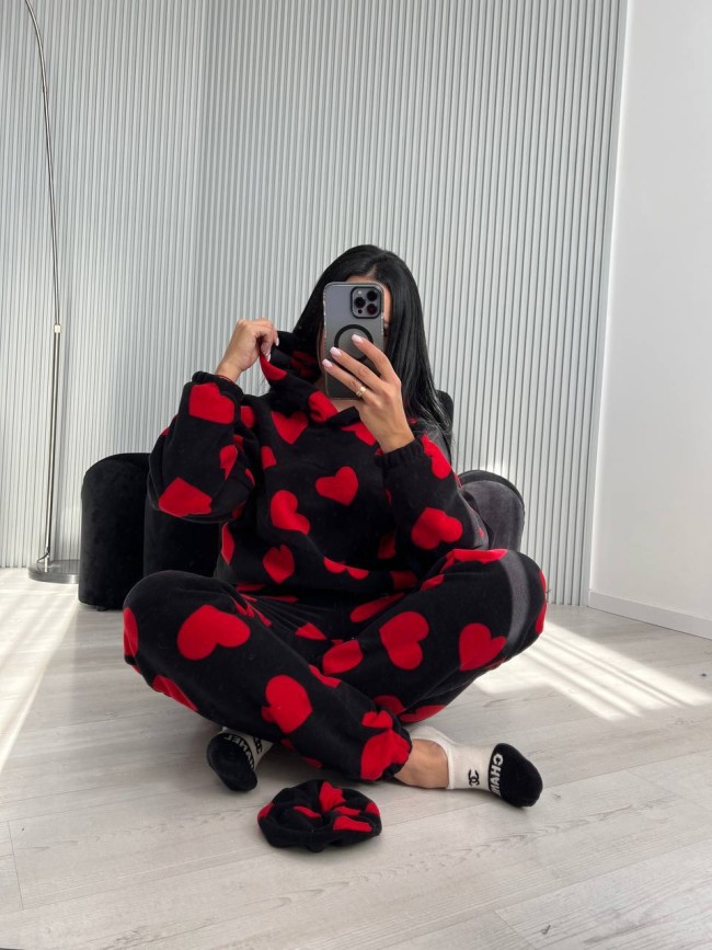 Женская теплая пижама