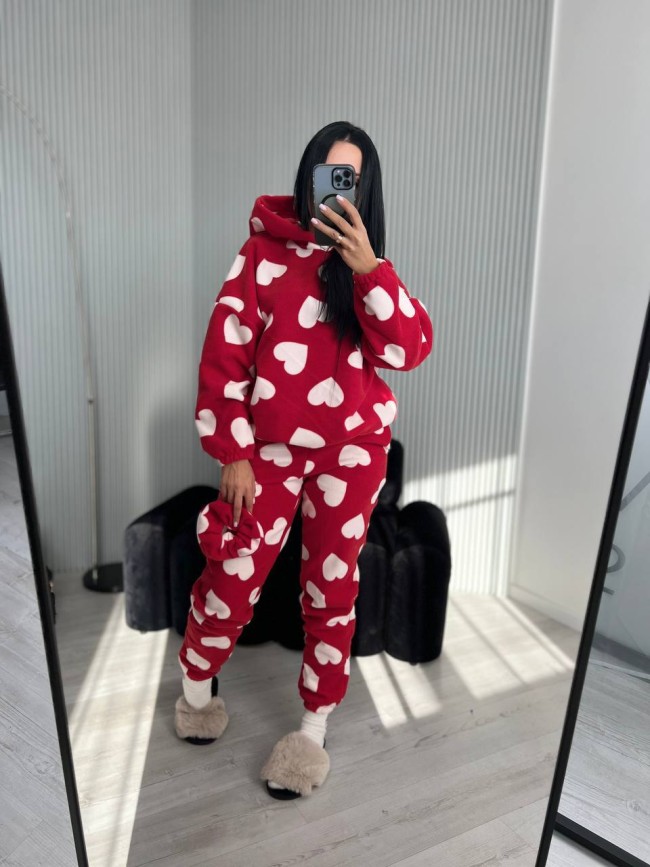 Теплая женская пижама