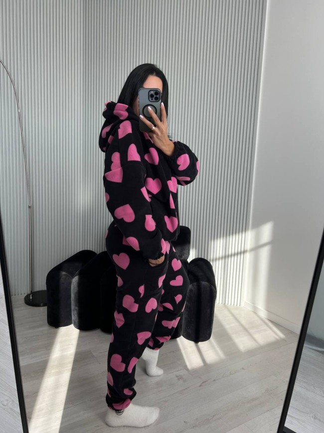 Женская теплая пижама