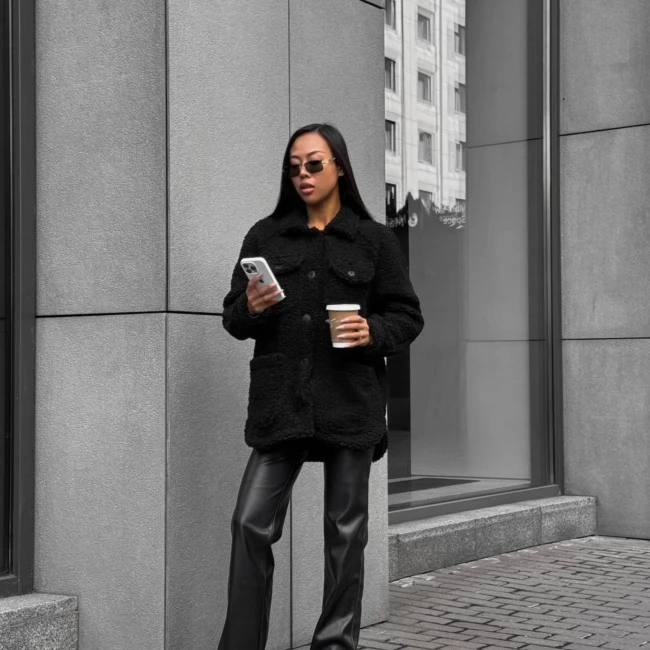 Теплая рубашка