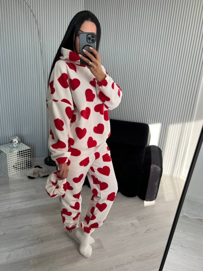 Теплая женская пижама