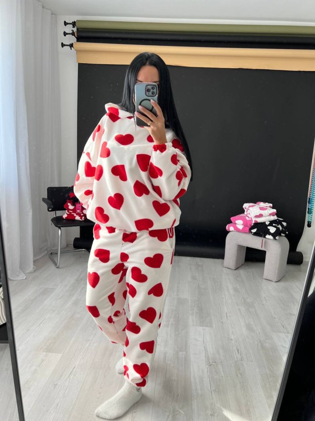 Теплая женская пижама