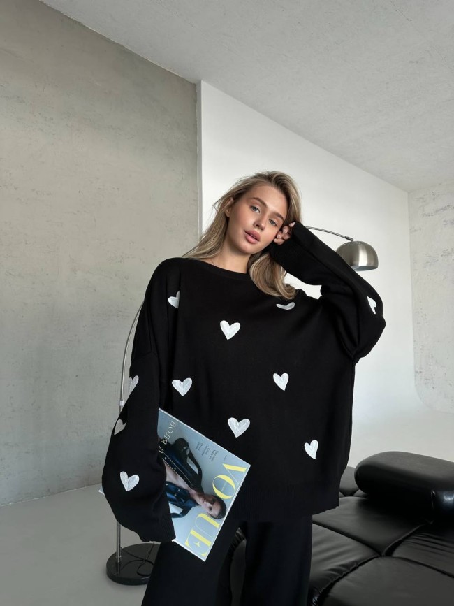 Тёплый трикотажный костюм