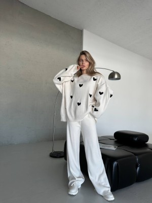 Тёплый трикотажный костюм